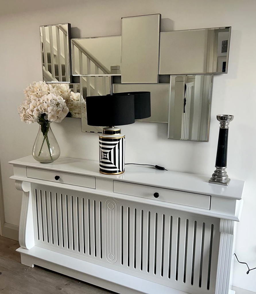 Universal Radiator Console The Ballon Radiator-Console Table - Irish Woodcraft